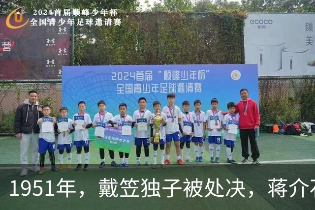 1951年，戴笠独子被处决，蒋介石两年后下令：他的子孙全接回台湾